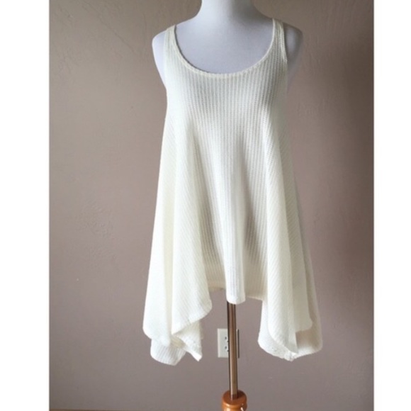 BUNDLE ONLY💖DEFECT‼️‼️Ivory Knit Tank Top - Picture 2 of 6