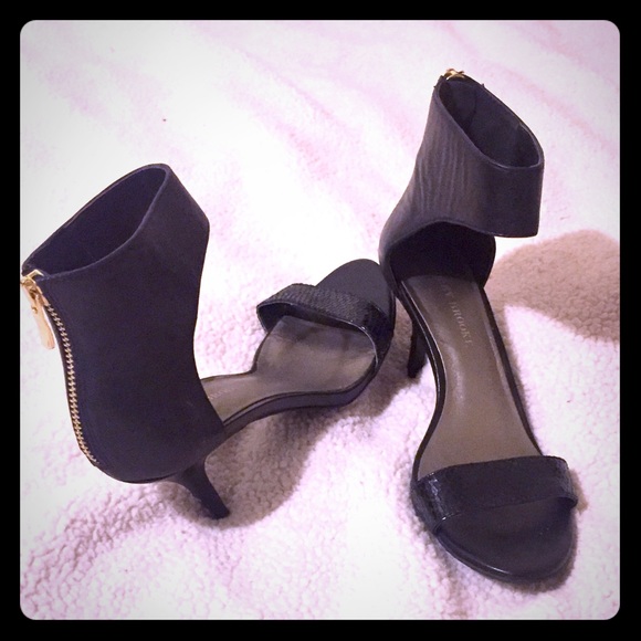 Ankle Strap Open Toe Heels - Picture 2 of 8