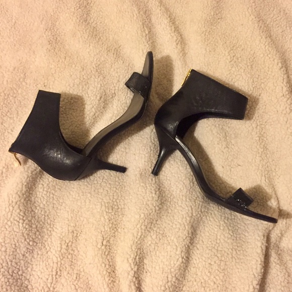 Ankle Strap Open Toe Heels - Picture 4 of 8