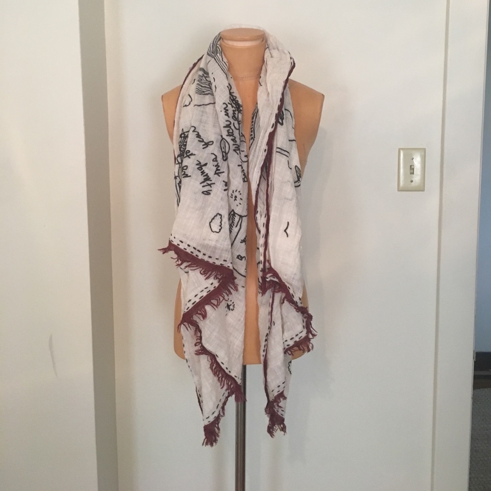 Made well "Bucket List" Scarf