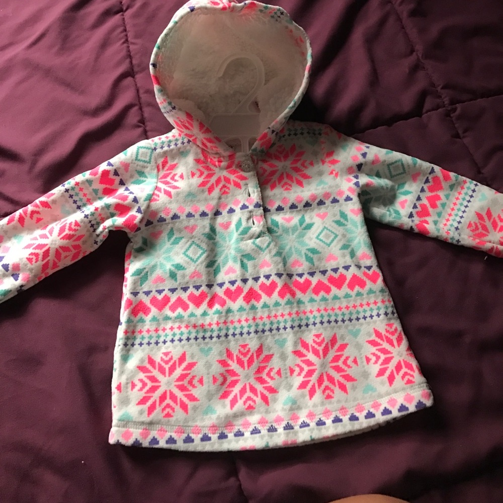 Fleece lined hoodie