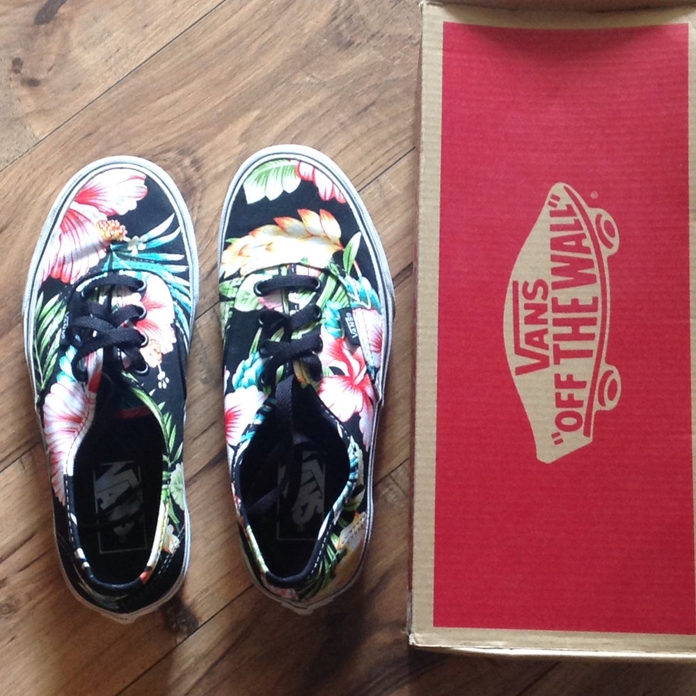 Vans Hawaiian Floral Canvas Shoes