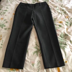NWT Ann Taylor Kate charcoal ankle pants
