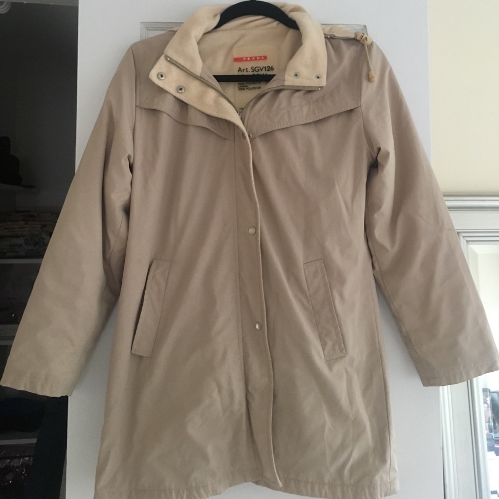Prada rain windbreaker jacket