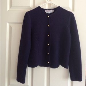 Wool button down cardigan