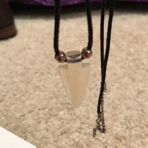 Clear Arrow Necklace from ARTS Festival - Picture 2 of 2