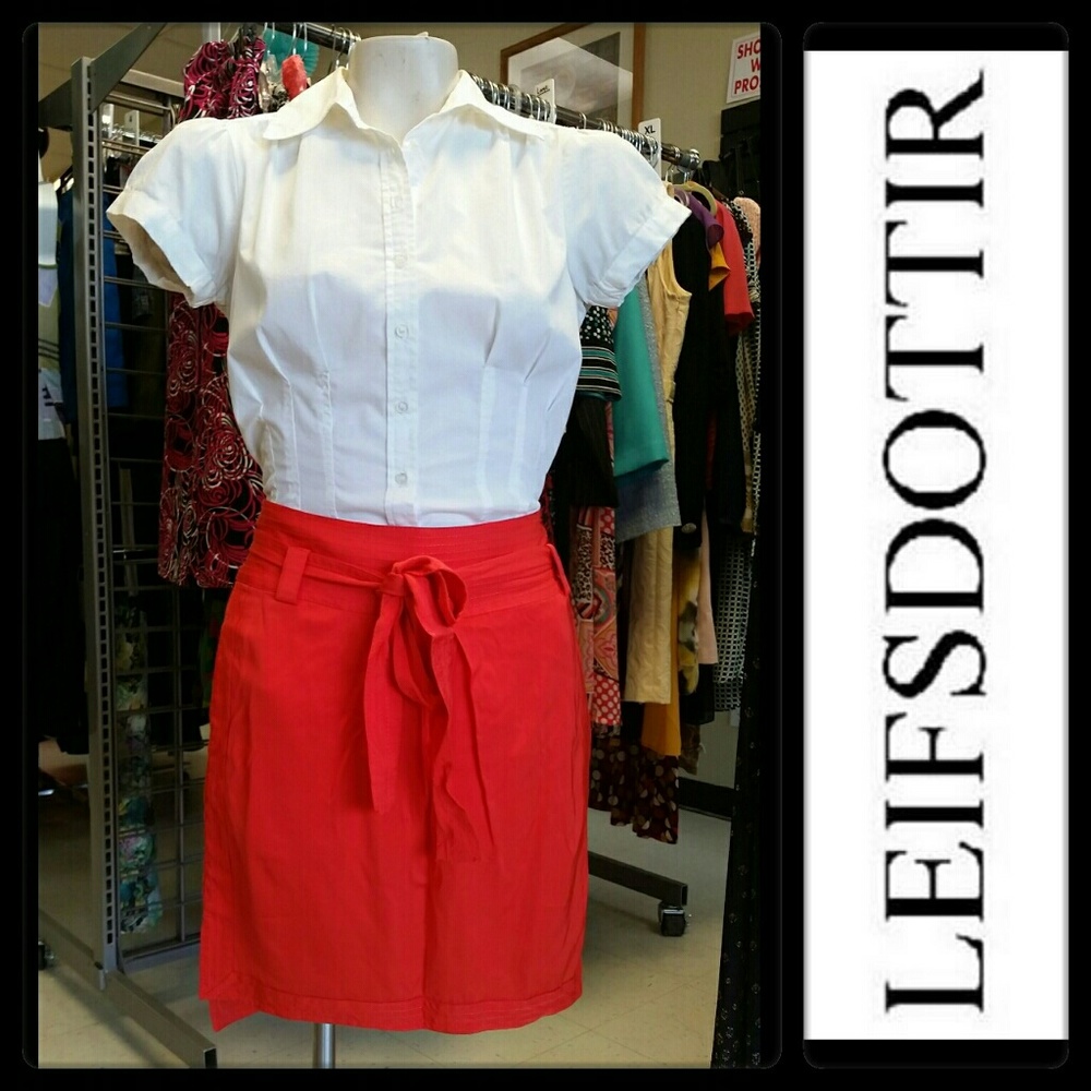 Leifsdottir Red/Orange Skirt
