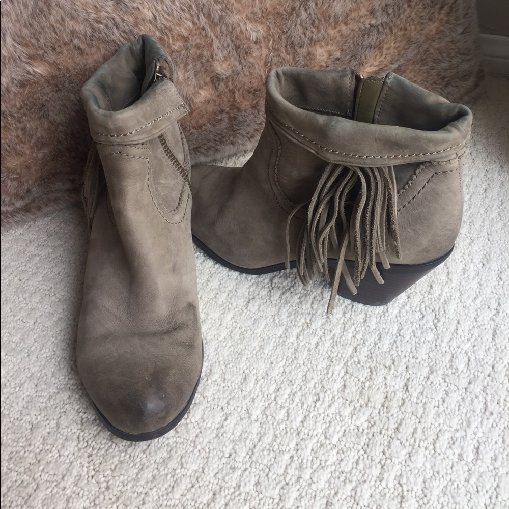 Sam Edelman Louie fringe booties.