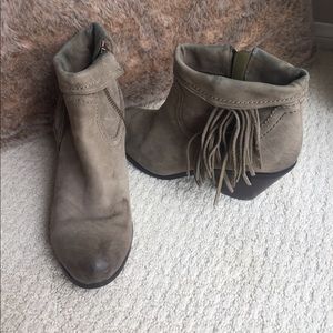 Sam Edelman Louie fringe booties.