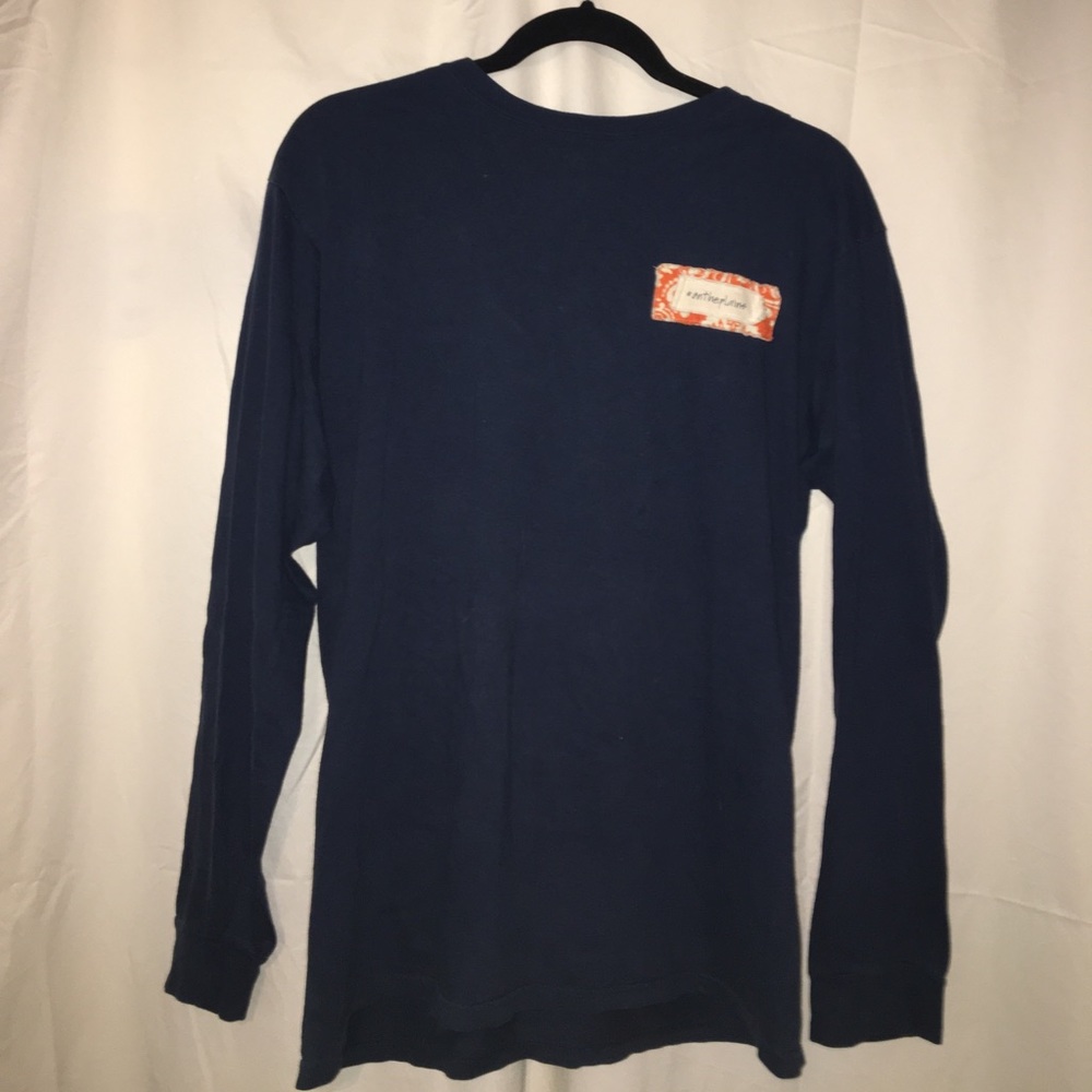 Navy and blue Auburn shirt