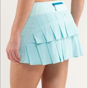 Lululemon light blue tennis skirt