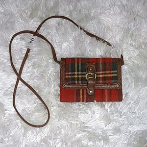 Plaid Over the Shoulder Purse