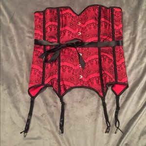Adore Me Medium Red Corsett
