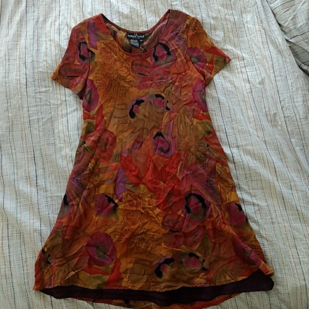 Carole Little vintage floral dress