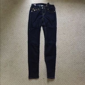 True Religion dark skinny