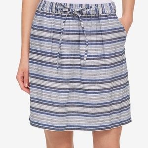 Tommy Hilfiger drawstring waist striped skirt