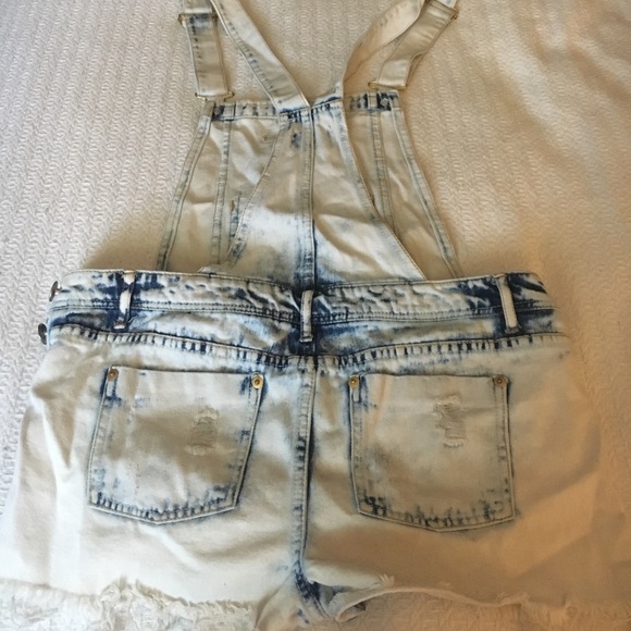 Highway Jeans acid wash denim overalls - size M - Picture 3 of 3