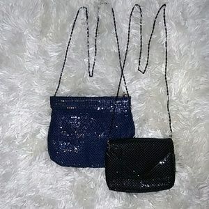 Navy and Black Over the Shoulder Purses