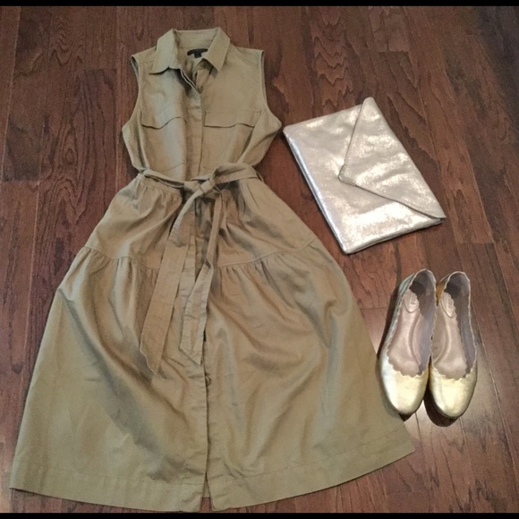 J. Crew Dresses & Skirts - J. Crew Khaki Dress