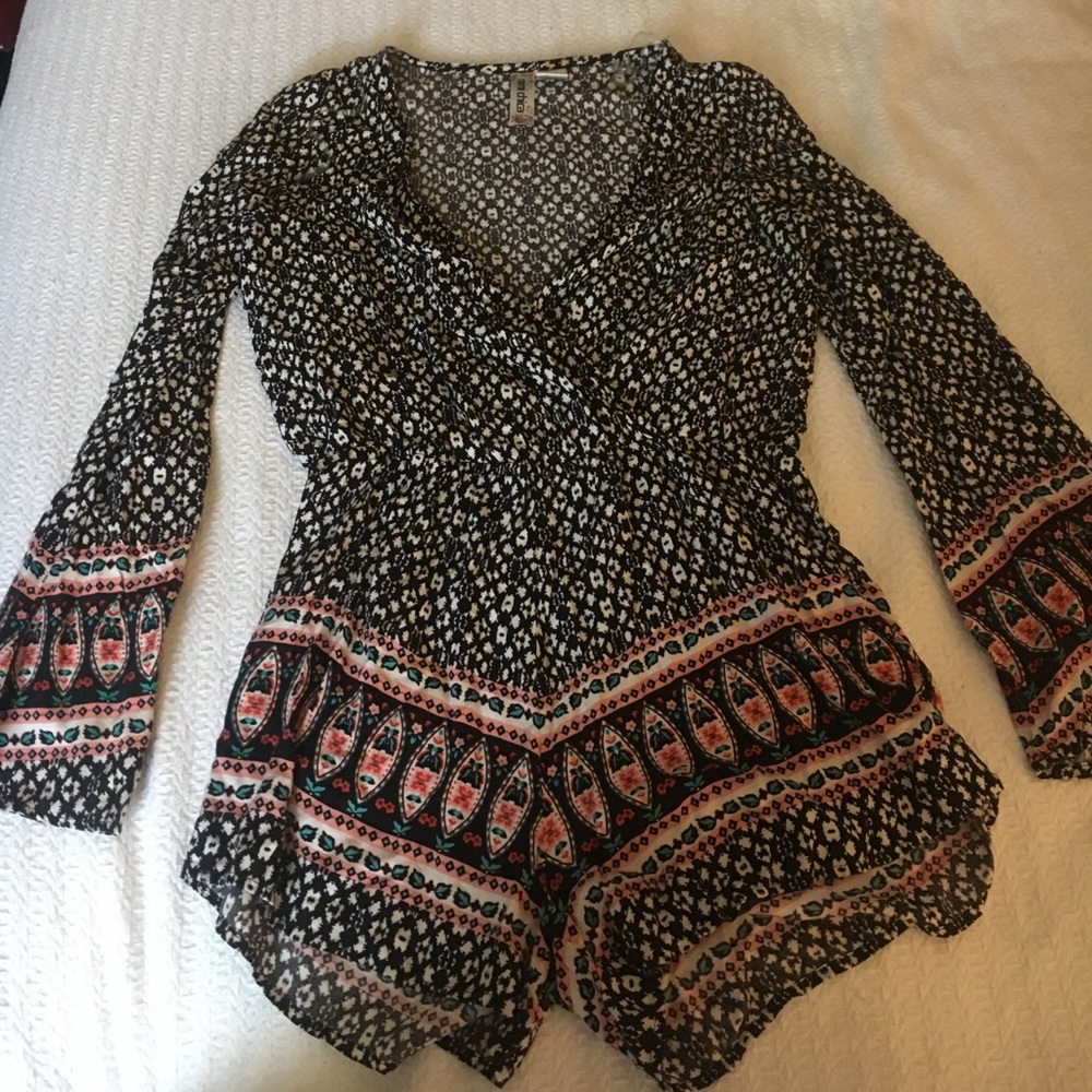 Mimi Chica print romper - size M