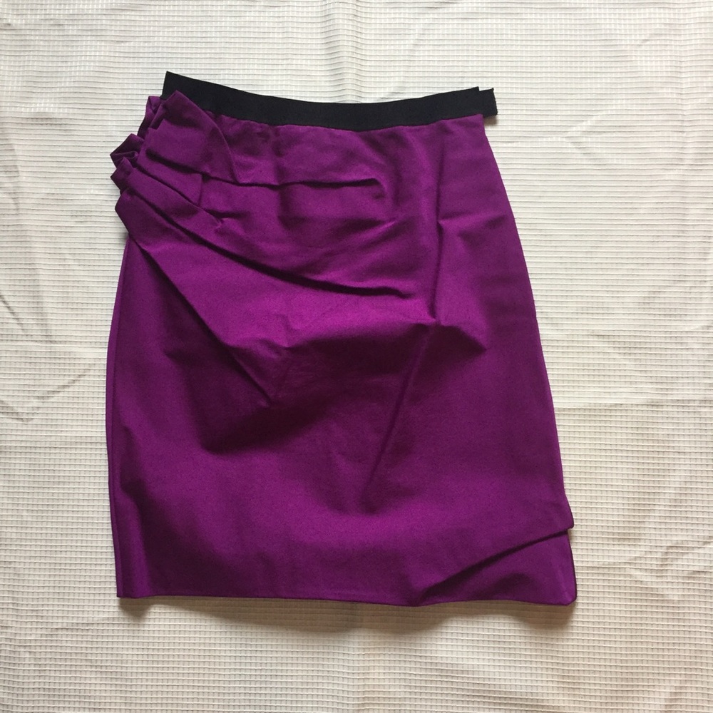 Marc Jacobs silk blend ruched skirt