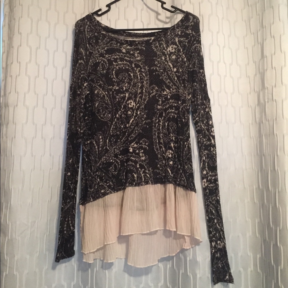 Abercrombie & Fitch Flowy Paisley Print Sweater