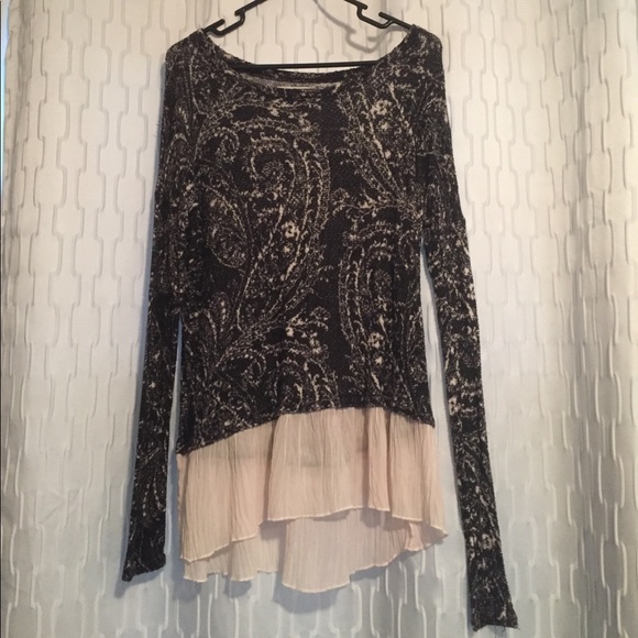 Abercrombie & Fitch Flowy Paisley Print Sweater - Picture 1 of 2