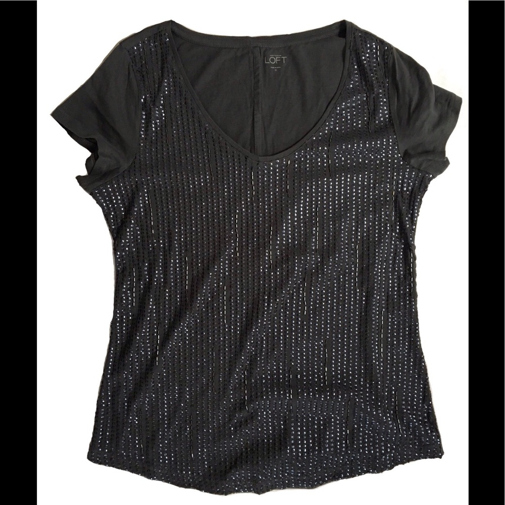 Sequin LOFT tee