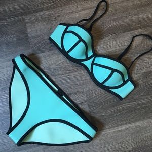 Triangl "mint blue" bikini
