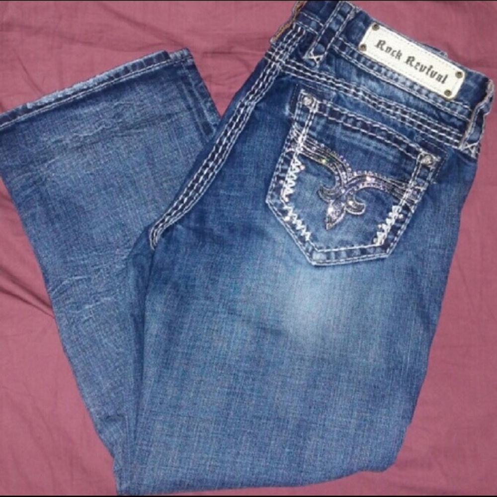 Rock revival capris