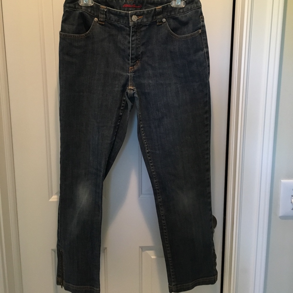 Eddie Bauer Ankle Zipper Jeans