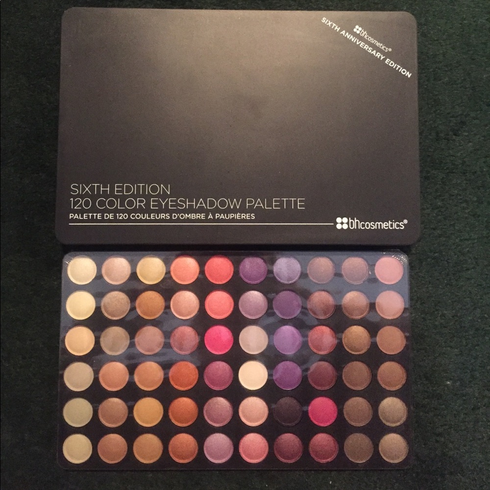 BH cosmetics 120 color eyeshadow pallete