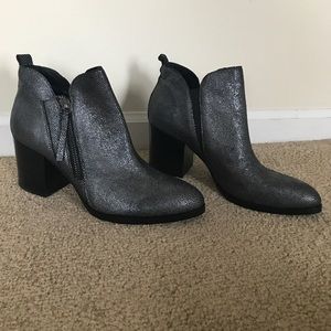 Donald J Pliner Blue Metallic Bootie