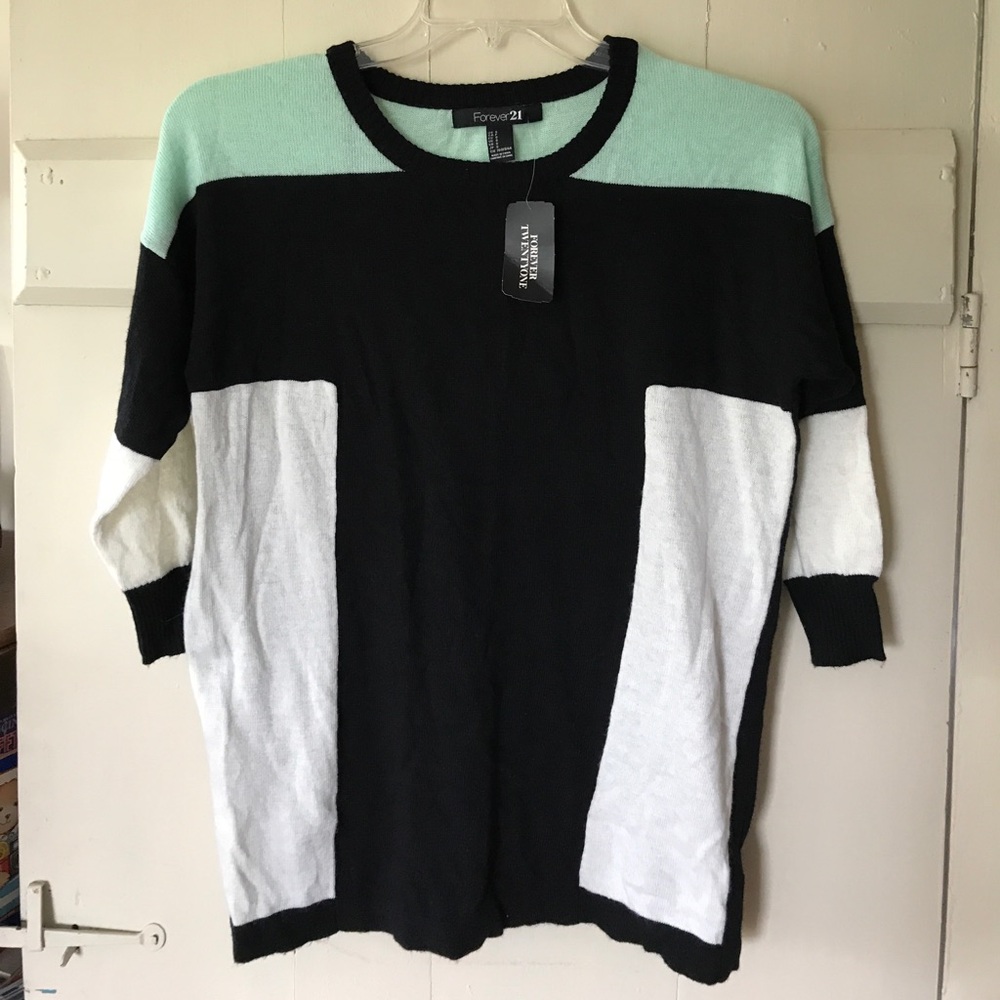 Forever 21 Color block Sweater