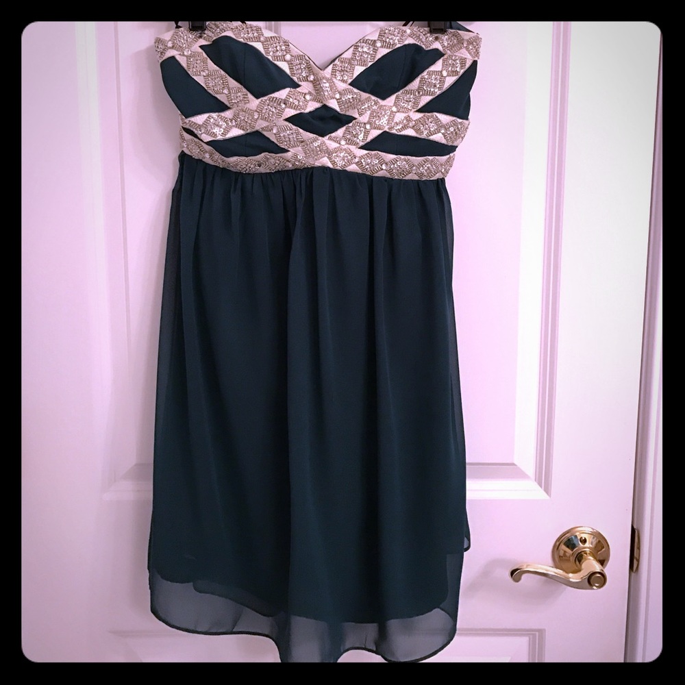 Emerald Green Semi Formal Dress