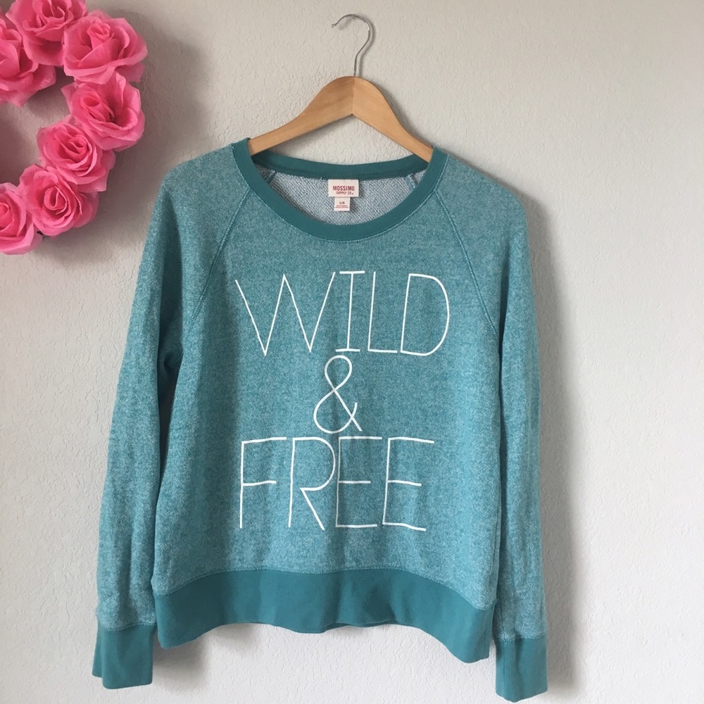 "WILD & FREE" Thin Sweatshirt