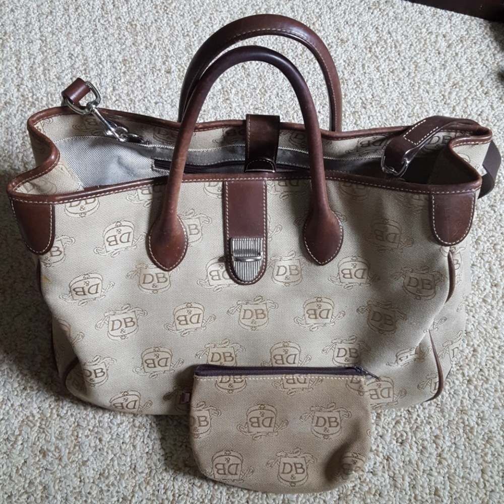 D&B bag with matching wallet
