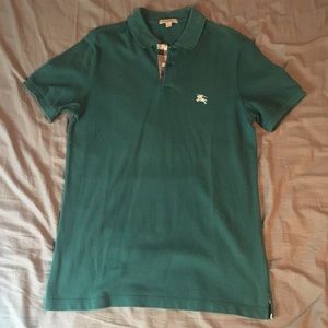 Men's Burberry Brit Green Polo