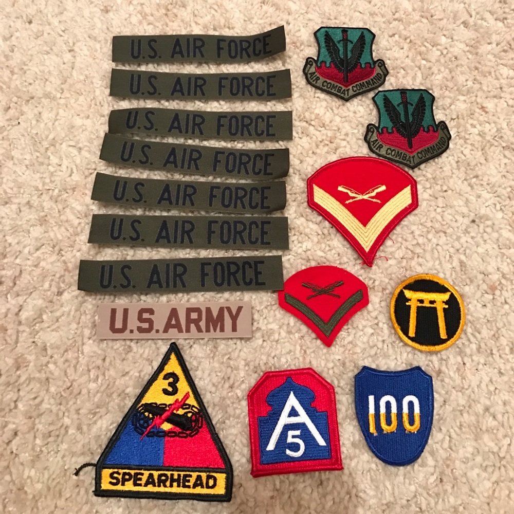 Army & Air Force Patches !! 3 for $5