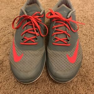 Pink and grey Nike Fitsole running/cross trainers