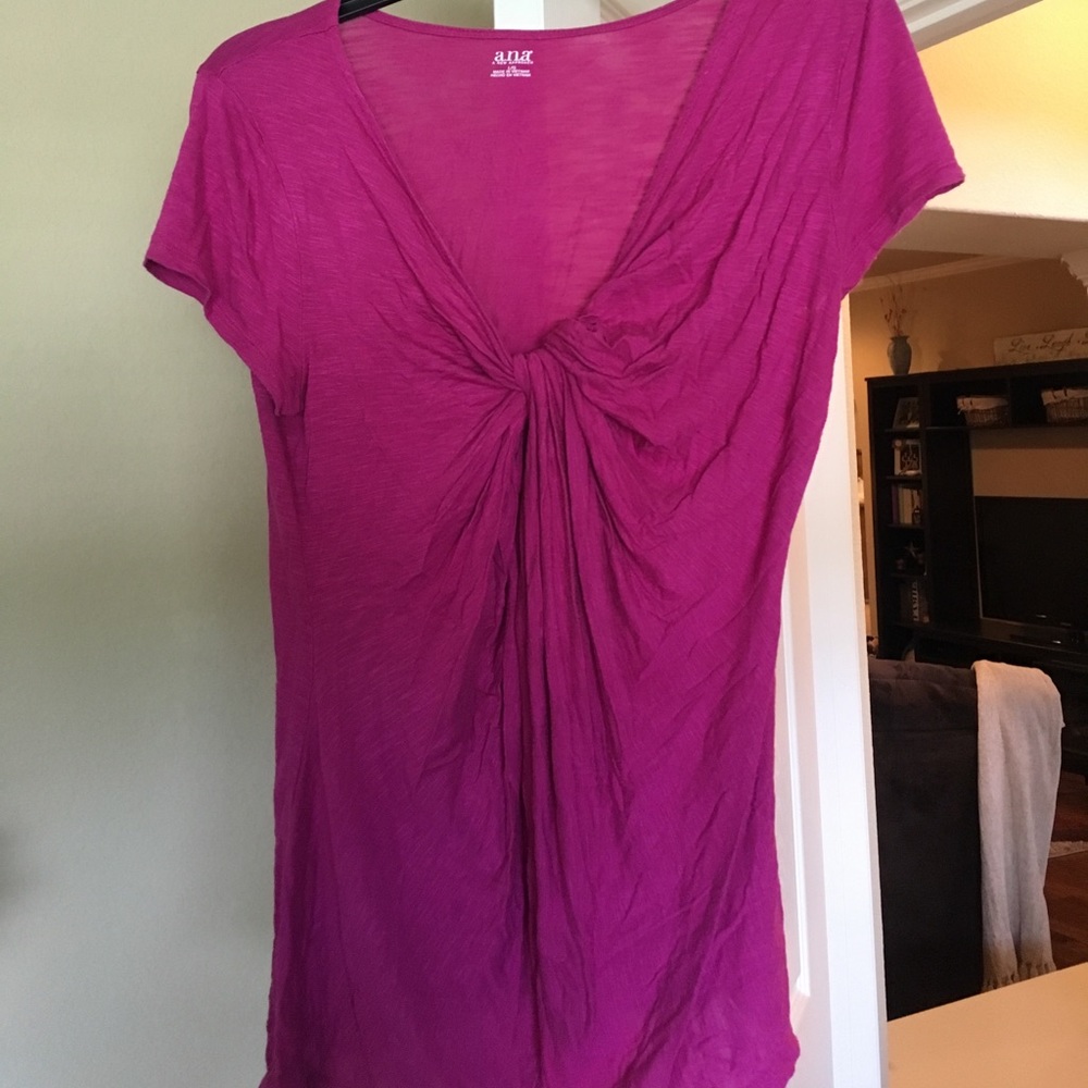 Two knotted neck tees
