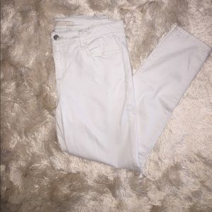 Joe's Pennie Skinny Ankle White Jeans