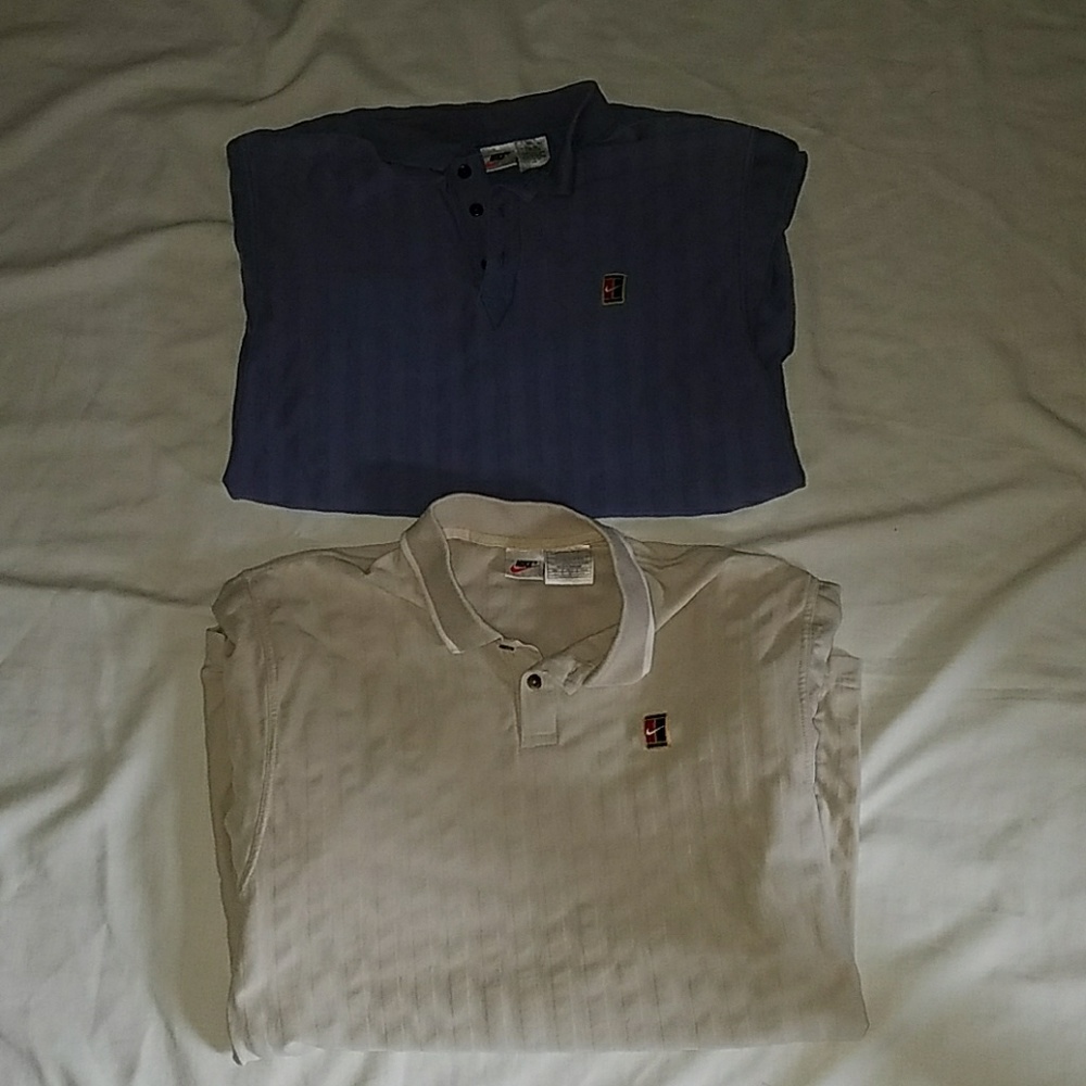Pair of 90s Nike polos Size L