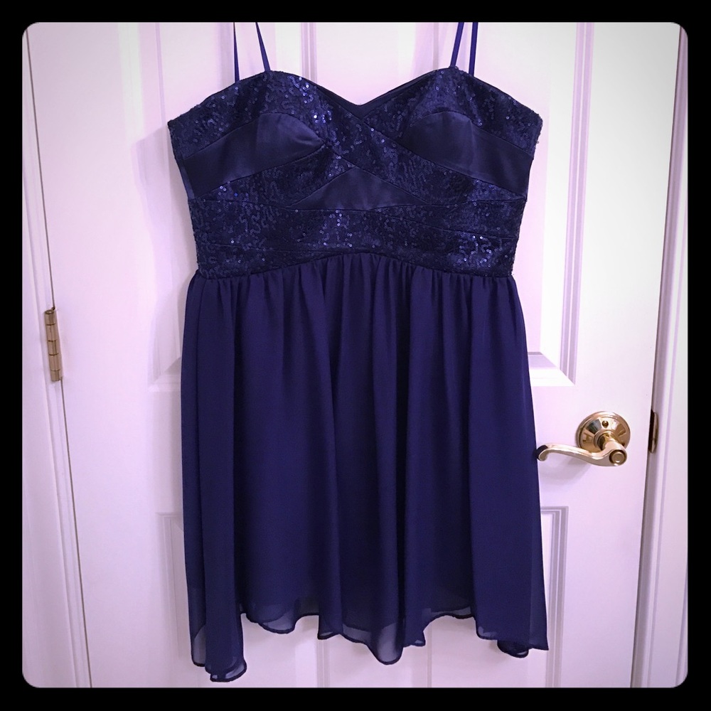 Cobalt Blue Semi Formal Dress