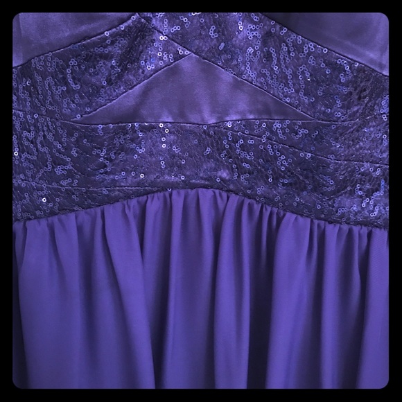 Cobalt Blue Semi Formal Dress - Picture 2 of 3