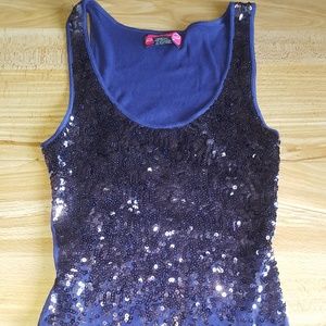 Sequin tank top