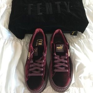 Women 8.5 Royal Velvet Fenty Puma