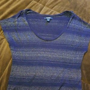 Old Navy blue sparkle shirt