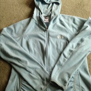 North face fleece hoodie.