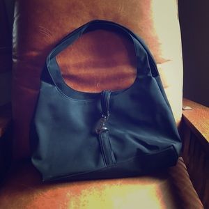 Black bag DKNY cute over the shoulder spacious bag